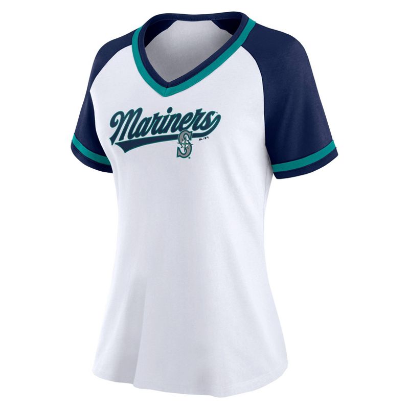MLB Seattle Mariners Women&#39;s Jersey T-Shirt, 2 of 4
