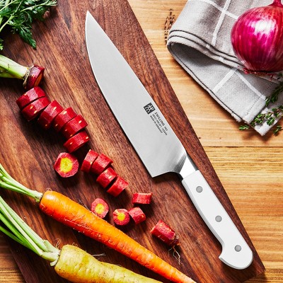 ZWILLING Pro Le Blanc 8-inch White Steel Chef's Knife