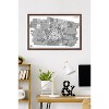 Trends International Netflix Stranger Things: Season 5 (2025) - Hawkins Map Framed Wall Poster Prints - 2 of 4