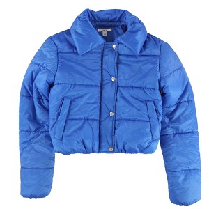 bar III Womens Cropped Puffer Jacket - 1 of 2