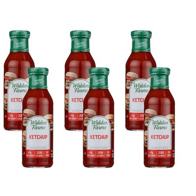 Walden Farms Ketchup Zero Calories - 6 pack, 12 fl