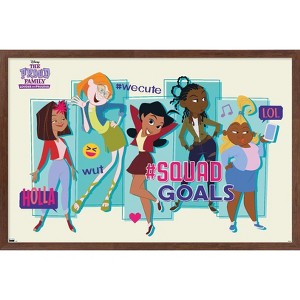 Trends International Disney The Proud Family Louder and Prouder - Squad Framed Wall Poster Prints - 1 of 4