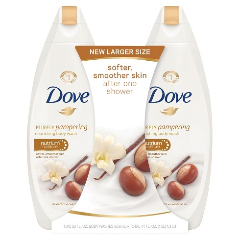 dove body wash purely 2pk shea pampering 22oz vanilla butter warm target