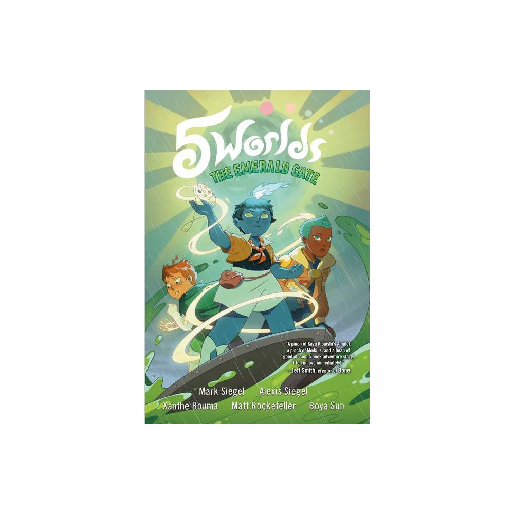 5 Worlds Book 5: The Emerald Gate - by Mark Siegel & Alexis Siegel (Paperback)