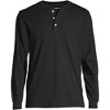 Lands' End Men's Super-T Long Sleeve Henley Shirt - 2 of 2