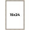 PosterPalooza | Classic Modern Silver Picture Frame - UV Acrylic, Foam Board Backing, Hanging Hardware - 2 of 4