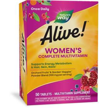 Nature's Way Alive! Women's Complete Multivitamin Tablets - 50ct