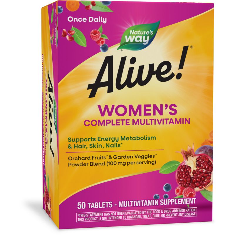 Nature&#39;s Way Alive! Women&#39;s Complete Multivitamin Tablets - 50ct, 1 of 12