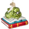 Old World Christmas Glass Blown Ornament for Christmas Tree, Bookworm - 2 of 4
