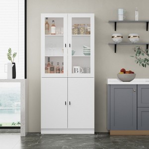 FUFU&GAGA Combination Modular Cabinet Living Room Display Cabinet Storage Solutions - 1 of 4