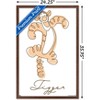 Trends International Disney Simple Moments Line Art - Tigger Framed Wall Poster Prints - 3 of 4