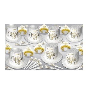 Beistle White New Year Gold Asst for 50 Gold - 1 of 4