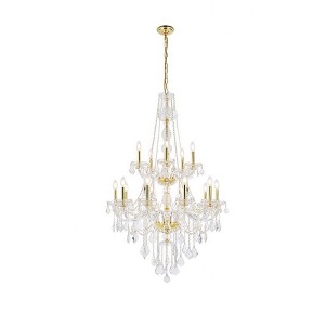 Elegant Lighting Verona 15 - Light Chandelier in  Chrome - 1 of 3
