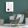 Tom Quartermaine 'Black and White Modern Minimalist Geometric 2' Canvas Art - 4 of 4