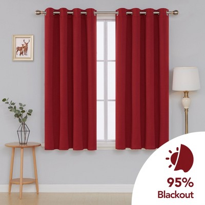 Deconovo Grommet Blackout Curtains, 2 Panels, OEKO-TEX Certified