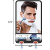 COSMIRROR Fogless Shower Mirror for Shaving with Multiple Razor Holders, No-Drilling, Adjustable, Shatterproof & Waterproof - 2 of 4