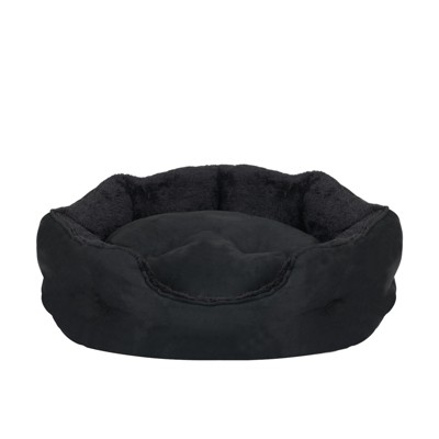 PureWags Small Dog Bed, Round Cat Bed Washable for Indoor Cats, Non-Slip Base and Removable Cushion, Pet Bed for Puppy and Kitten