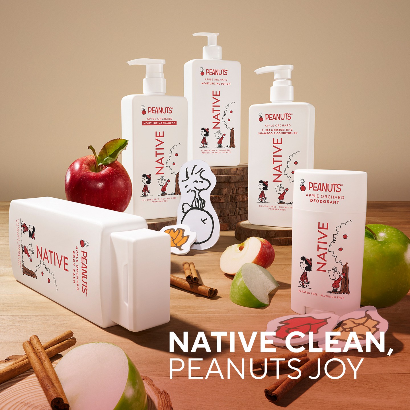 Шампунь Native Peanuts, Apple Orchard, лимитированная серия, 16.5 fl oz — фото 6