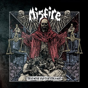 Misfire - Sympathy For The Ignorant - Clear base w/Ruby Splatter (Vinyl) - 1 of 1
