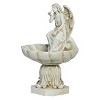 Roman 19.25" Angel Bird Bath Resin Outdoor Garden Statue Gray - 2 of 4