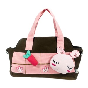 Slickblue Rabbit Carrot Canvas Shoulder Bag – Cute Crossbody Swingpack for Travel, Work, or Everyday Use - 1 of 4