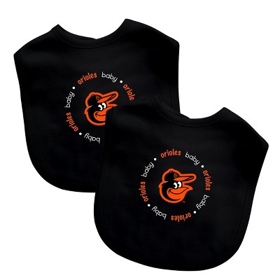 MLB Baltimore Orioles 2pk Bib Set