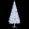 Aghana Digitals 70.9in Pre-Lit White PVC Christmas Tree with 620 Branches, LED Lights, Flame - 4 of 4