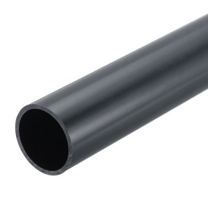 Unique Bargains Water Plumb DIY Crafts High Impact Rigid Round Pipes 8" Length - 1 of 4