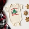 The Juniper Shop Holly Jolly Christmas Tree Baby Bodysuit - 12 Month - Natural - 2 of 3