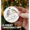 Christian Friendship Ornaments, Religious Bible Verse Bird Hanging Ornaments for Christmas Tree Party Holiday Decorations - 2 of 4
