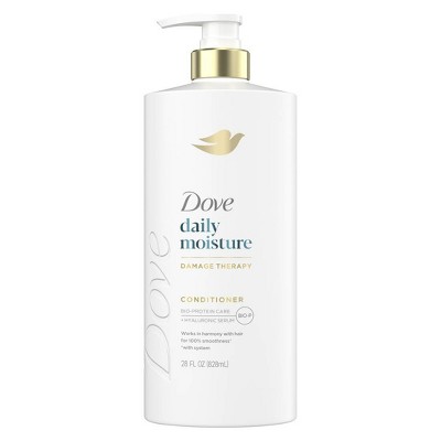 Dove Beauty Daily Moisture Hair Conditioner Pump with Hyaluronic Serum & Bio-Protein Care - 28 fl oz