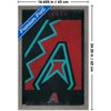 Trends International MLB Arizona Diamondbacks - Logo 25 Framed Wall Poster Prints - 3 of 4