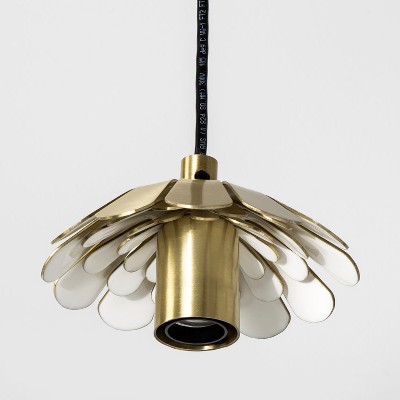 flower pendant light