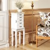 Tangkula Jewelry Wood Cabinet Armoire Storage Box Chest St& Organizer Christmas Gift - 3 of 4