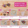 JDICTION 60Pcs Hollow Frame Pendants - Resin Jewelry Molds for Necklace & Earring Making, Craft Bezels Supplies - 4 of 4