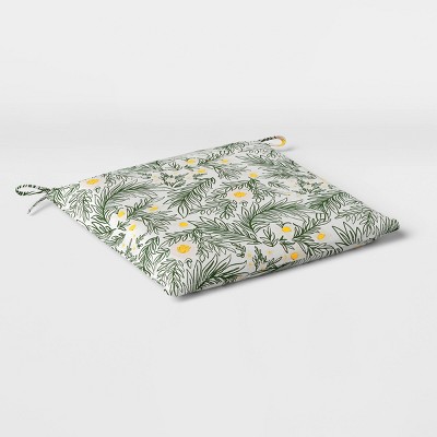 Spring Floral Outdoor Seat Cushion DuraSeason Fabric™ Green - Opalhouse™