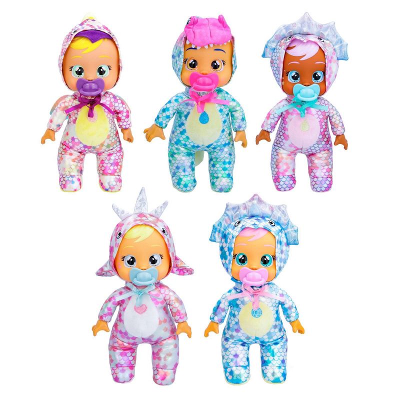 Cry Babies Tiny Cuddles Dinos Tilo with Pterodactyl Dinosaur Themed Metallic Pajamas 9&#34; Baby Doll, 4 of 7