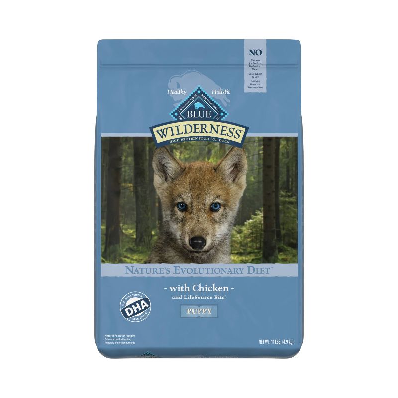 Blue Buffalo Wilderness High Protein Natural Puppy Dry Dog Food with Chicken, 1 of 11