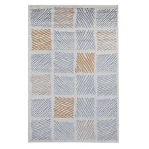 Contemporary Geometric Checkered Indoor Area Rug or Runner by Blue Nile Mills - 1 of 4