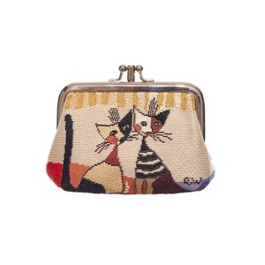 Signare USA Rosina Cat Cappia Coin Clasp Frame Purse - 1 of 4