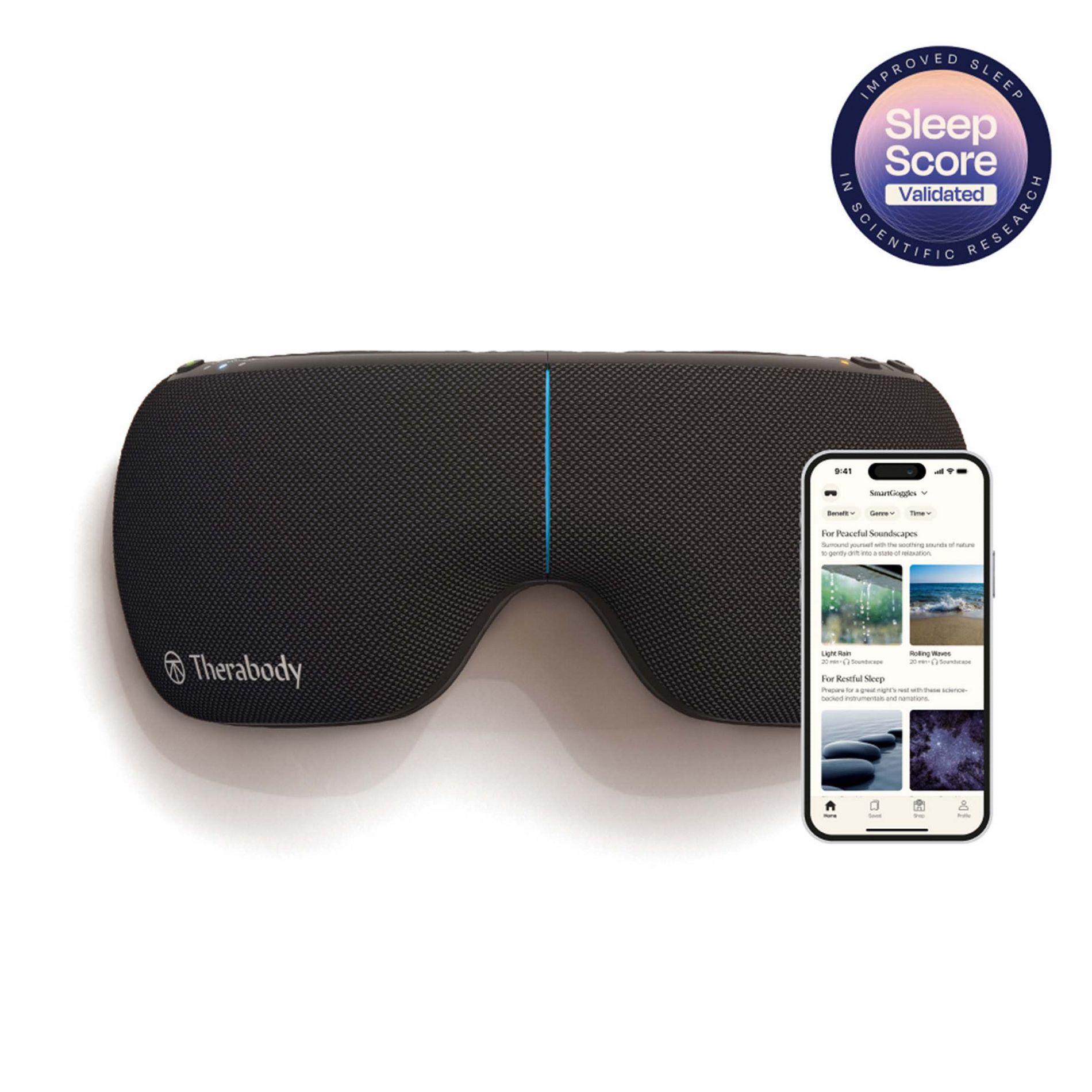 Therabody SmartGoggles Heated Eye & Temple Massage (2nd Generation)