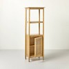 Wood & Cane Bathroom Storage Cabinet - Hearth & Hand™ with Magnolia - 4 of 4