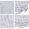 Unique Bargains Heart-shaped Bow & Checkered Pattern Makeup Bag 1 Pc - 3 of 4