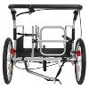 Vynxaria 3-in-1 Heavy-Duty Bike Cargo Trailer ¨C E-Bike Compatible Steel Frame, 110lb , Convertible Stroller & Pull Cart w/Suspension, 20" Wheels - 4 of 4