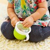 Snack Catcher Toddler Snack Cups, No Spil, 2 Pack Containers, Blue/Green - 3 of 4