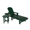 WestinTrends Dylan 2 Piece Adirondack Reclining Chaise Lounge With Arms - 4 of 4