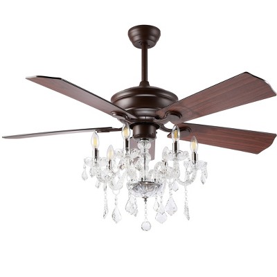 Garla Ceiling Light Fan - Oil Rubbed Bronze - Safavieh