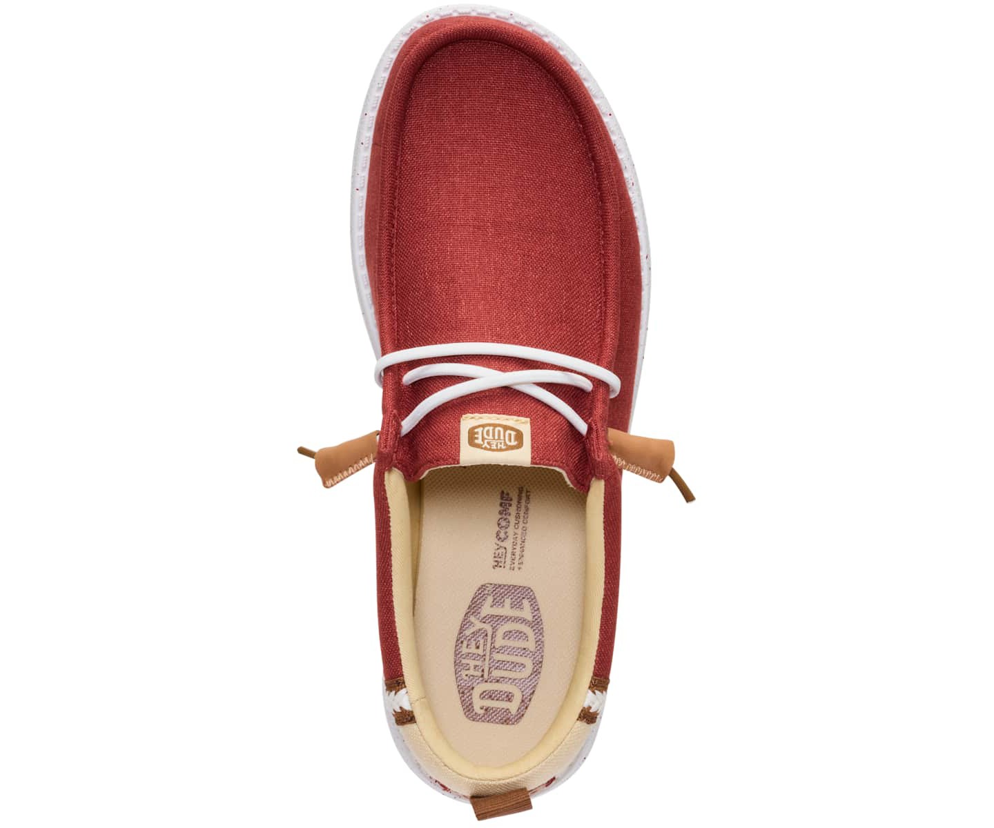 HEYDUDE Men Wally Craft Linen, Burnt Red/Multi, 11, цвет: Красный — фото 3