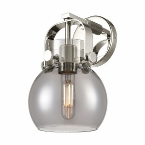 Pilaster II Sphere - 1 Light Wall Sconce In Industrial Style-9.75 Inches Tall and 6.5 Inches Wide - 1 of 1