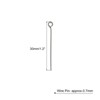 Unique Bargains DIY Craft Necklaces Bracelets Earrings Jewelry Making Iron 21 Gauge Eye Pins 500 Pcs - 2 of 4